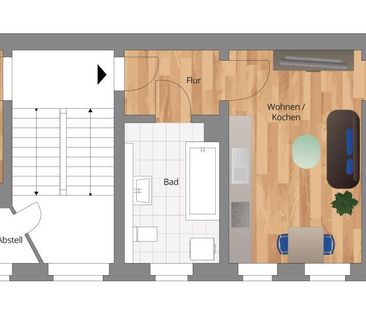 Schöne Singlewohnung mit Einbauküche ab 15.12.2024 - Photo 4