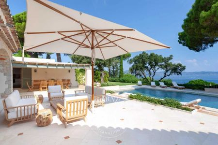 SAINT-TROPEZ - LES PARCS - VILLA 7 CHAMBRES - PISCINE - VUE MER - Photo 5