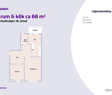 Morkullevägen 18 J, Umeå - Foto 3