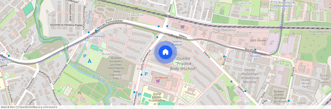 ul. Józefa Mackiewicza, Prądnik Biały, Prądnik Biały, Kraków, małopolskie