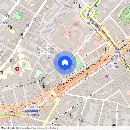 Rue Aux Laines - Wolstraat, 128, 1000, Bruxelles