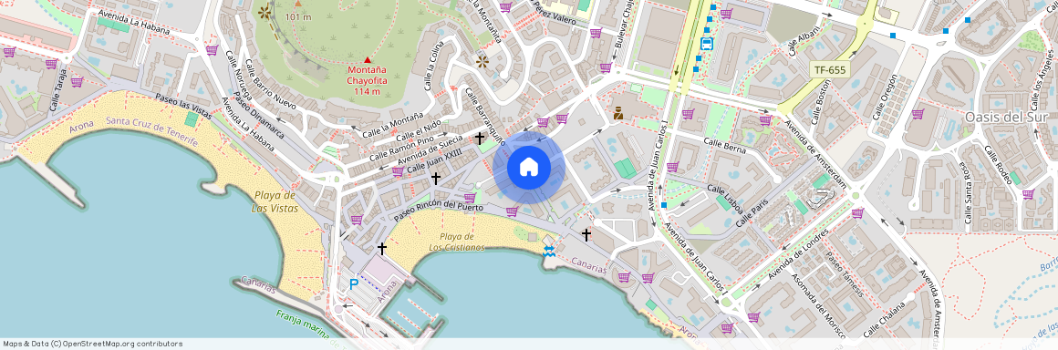 Juan Reveron, Arona, Santa Cruz de Tenerife, See map