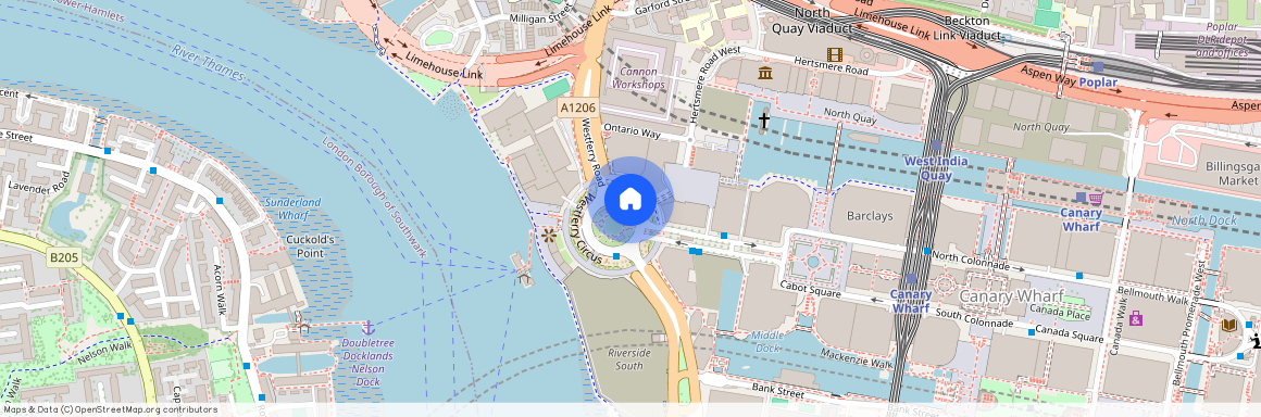 Westferry Circus, Canary Wharf, E14, London