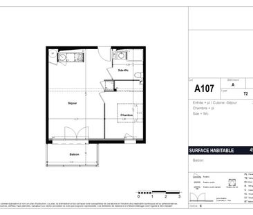 Location Appartement 2 pièces 45m² ST JORY 31790 - Photo 3