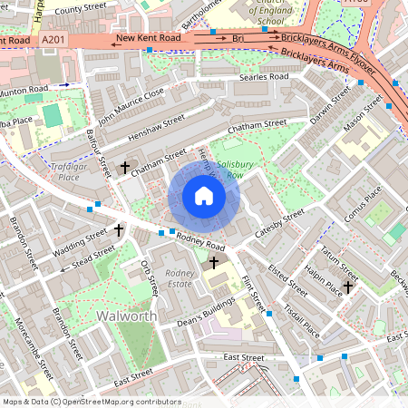 Rodney Road, Elephant and Castle, London, SE17