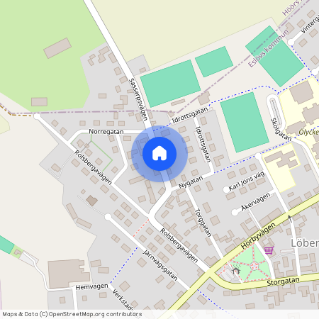 Sassarpsvägen, Löberöd