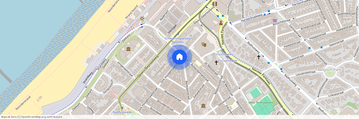 Scheveningen Badplaats, 2586 TE, Dirk Hoogenraadstraat, Den Haag