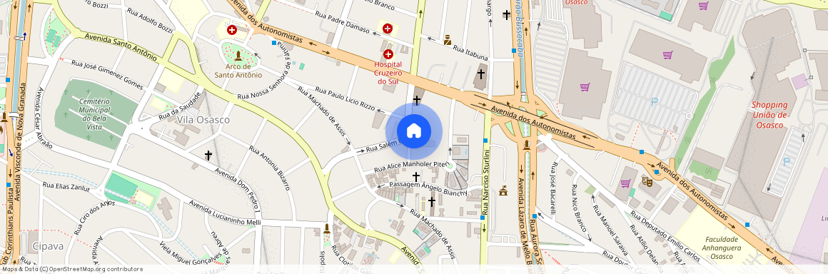 Rua Antônio Martins Capela, 21 - Centro, Osasco - SP