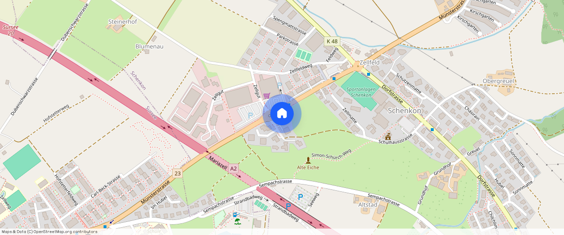 Zellburg **, 6214 Schenkon