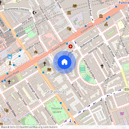 England London Bloomsbury Cartwright Gardens, London WC1H, United Kingdom