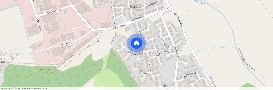 St. Davids Close, Brackla, Bridgend, Bridgend County, CF31
