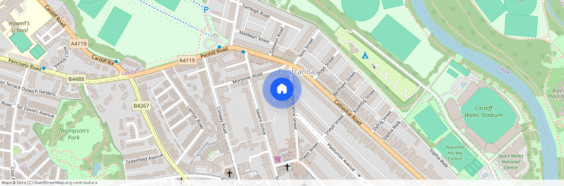 Iestyn Street, Caerdydd, CF11