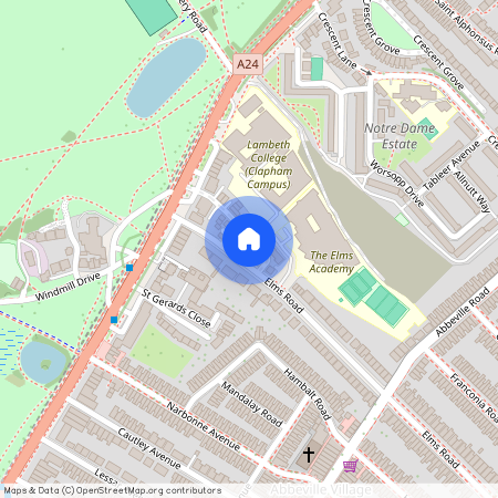 Elms Road, Clapham Common, SW4