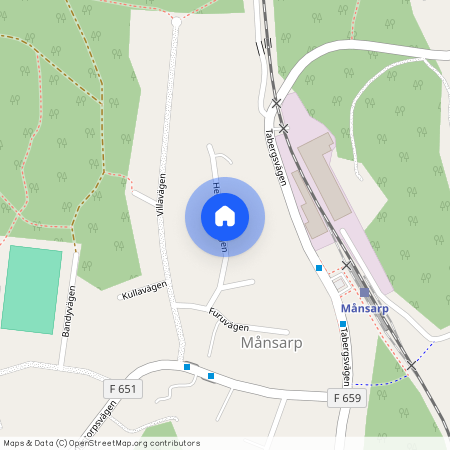 Hernbergsvägen, Månsarp