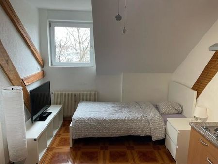 "möblierte 1-Zimmer-Dachwohnung" - Foto 3