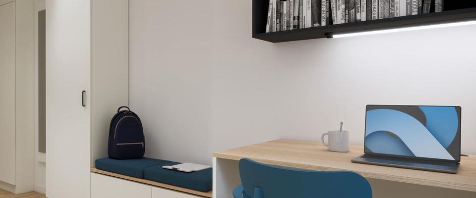 Stylisches Apartment für Studierende – wohnen im Quartillion Wiesbaden - Photo 1