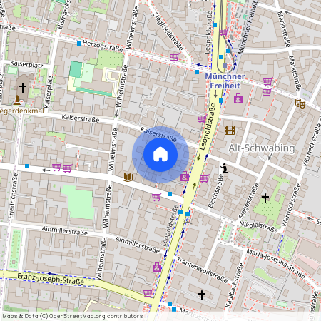 Kaiserstraße 3b, 80801 München - Schwabing-West