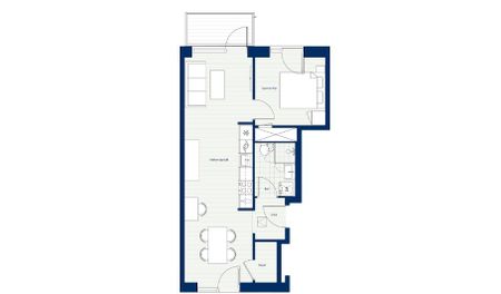 2 værelses – Roesskovsvej 22 C, 2. lejl. 1 – Odense V - Foto 3