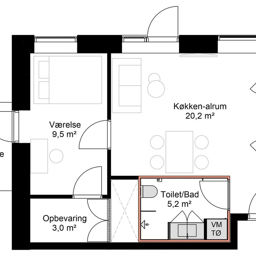 Jarlsberggade 9, St. lejl. 5 - Photo 2