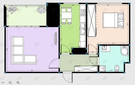 Metro Gdański | 58,8 m² | 2 pokoje/balkon/garaż – zdjęcie 2
