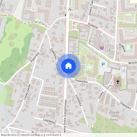 ul. Szwedzka, Barwinek, Kielce, świętokrzyskie