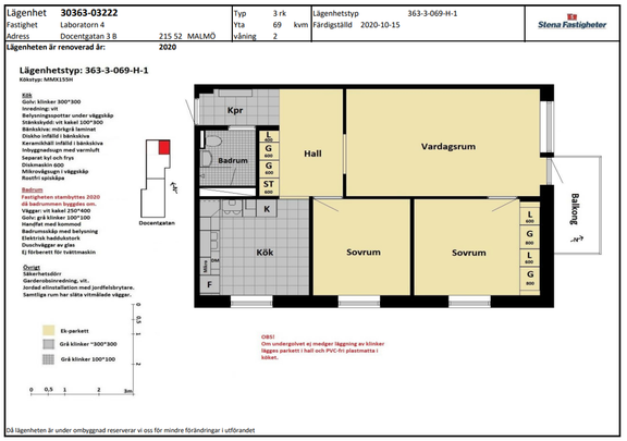 Docentgatan 3B, Hermodsdal - Photo 1