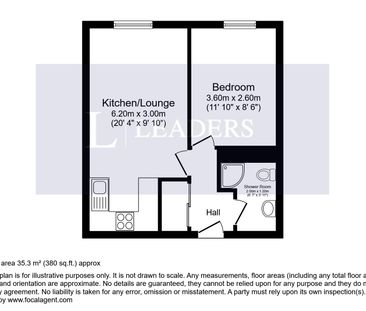 1 bedroom apartment to rent Hastings Street, Luton, Bedfordshire, LU1 - Photo 3