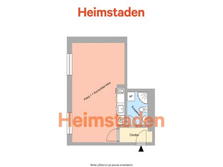 Pronájem bytu 1+kk 37 m - Fotografie 5