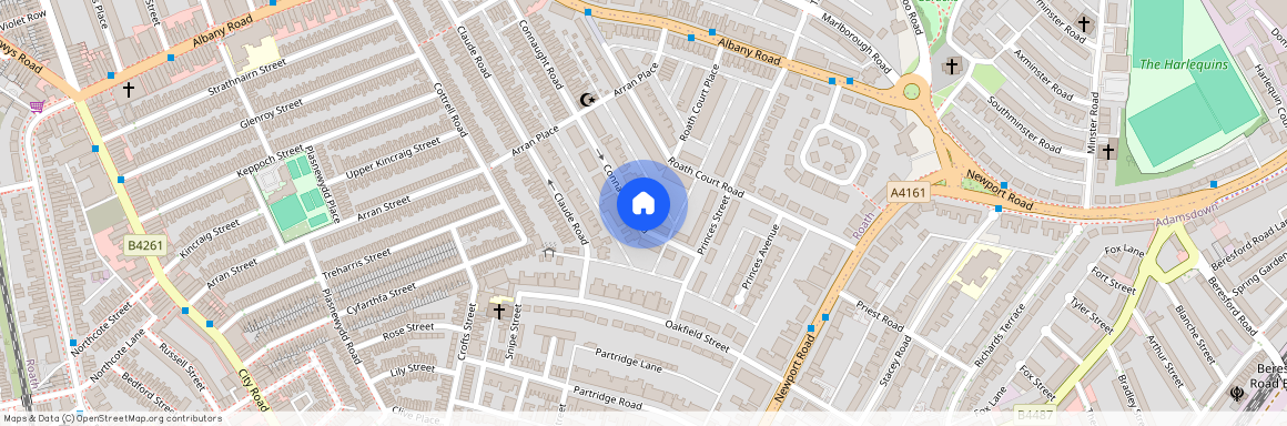 Flat 4 16 Connaught Road Roath Cardiff