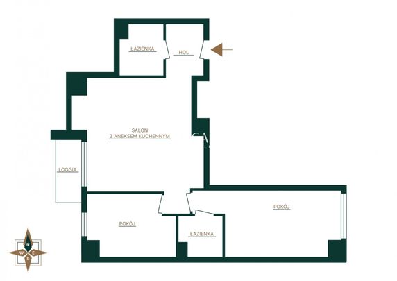 Vista Mokotów | dwustronne | 2 łazienki | klima - Фото 1