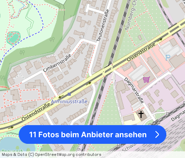 Am Wöhrder See wohnen! Schöne 2-Zi. Wohnung mit Balkon und Einbauküche - Foto 1