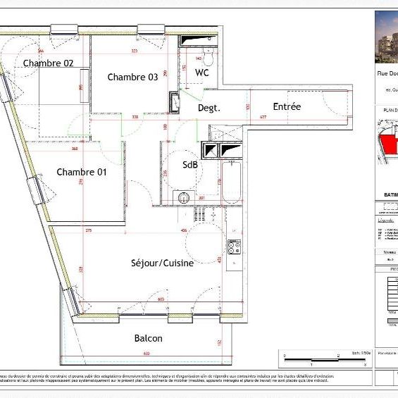 Location Appartement 4 pièces 79m² LE HAVRE 76600 - Photo 2
