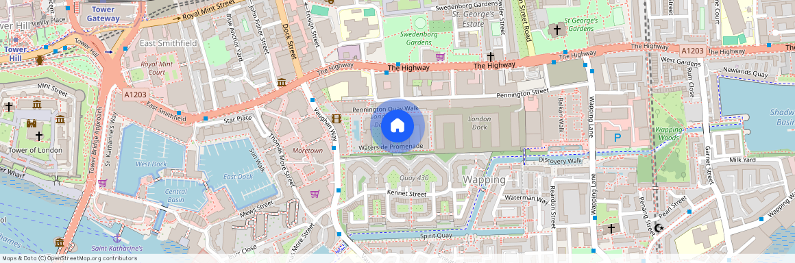 Merino Gardens, London Dock, E1W