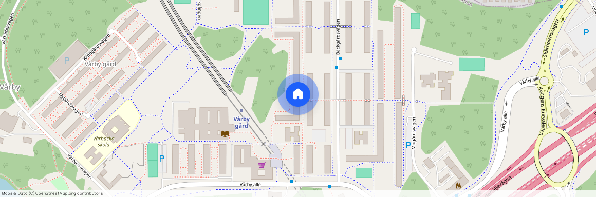 Vårby, Huddinge, Stockholm, Bäckgårdsvägen 19