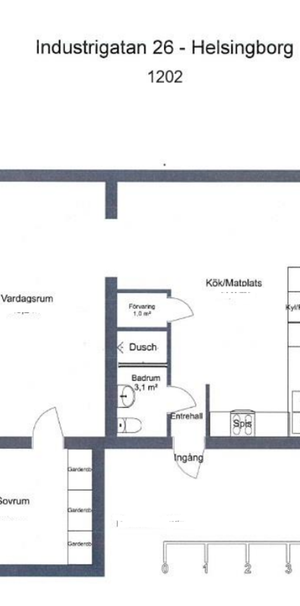 Industrigatan 26, Planteringen - Foto 1