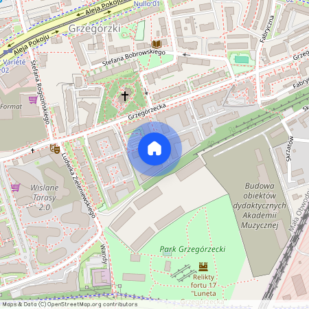 Grzegórzecka 79E, Kraków, Grzegórzki, Dąbie