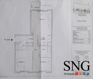 T3 AVEC BALCON + 2 PARKINGS - Photo 5