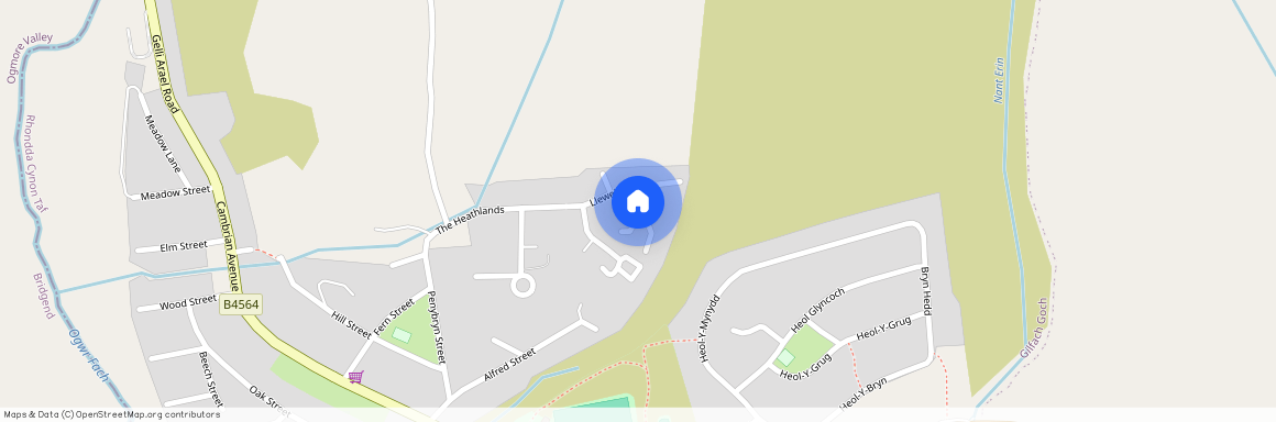 Llewellyns View, Gilfach Goch, Rhonnda Cynon Taff.