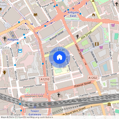 Network House, Alie House, E1