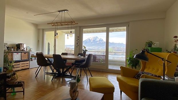 3½ Zimmer-Wohnung in Meggen (LU), möbliert, auf Zeit - Foto 1