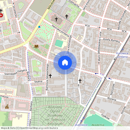 ul. Księcia Józefa Poniatowskiego, Śródmieście, Katowice, śląskie