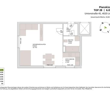 Großzügige 1-Zimmer Wohnung nähe des Andreas-Hofer-Parks! - Foto 6