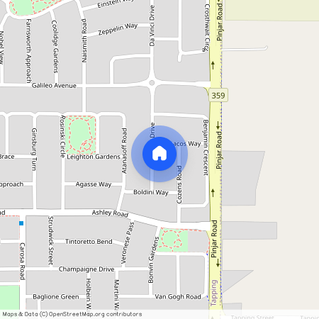 93 Da Vinci Drive, WA 6065, Tapping