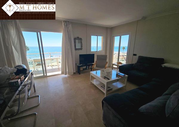 SPECTACULAR BEACHFRONT APARTMENT IN LOS BOLICHES – PANORAMIC SEA VIEWS