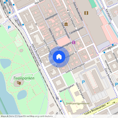 Kristianstad, Skåne, Tivoligatan 3B