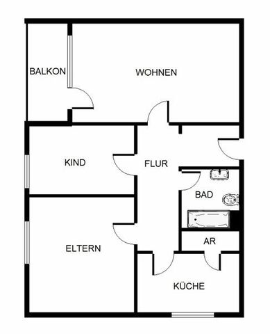 Das Glück hat ein Zuhause: 2,5-Zimmer-Wohnung - Photo 3