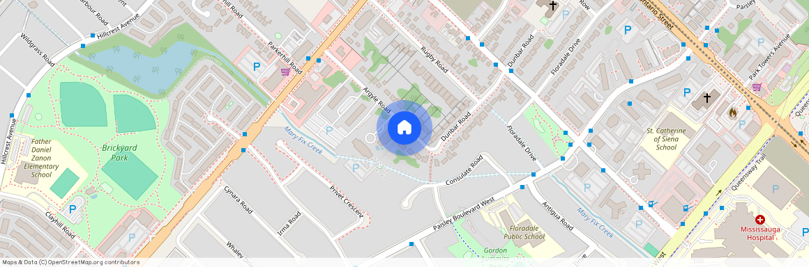 2542 Argyle Road #801, Mississauga, Cooksville