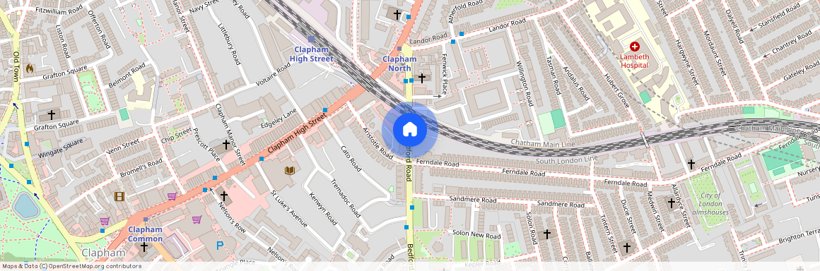 Bedford Road, Clapham North, London, SW4