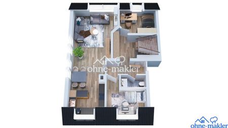 Helle 4,5 Zimmer Maisonette‑Wohnung in Aldingen - Erstbezug nach Modernisierung - Foto 4
