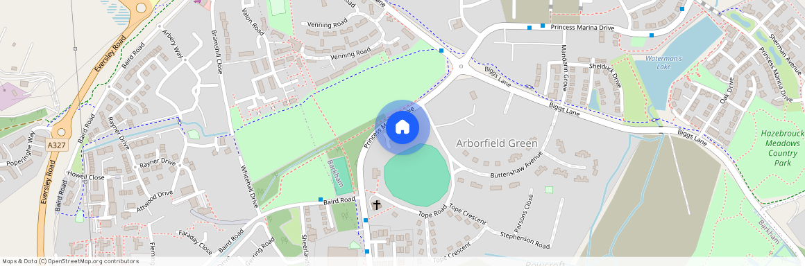 The Pavillion, Victory Gardens, Arborfield Green, Reading, Berkshire